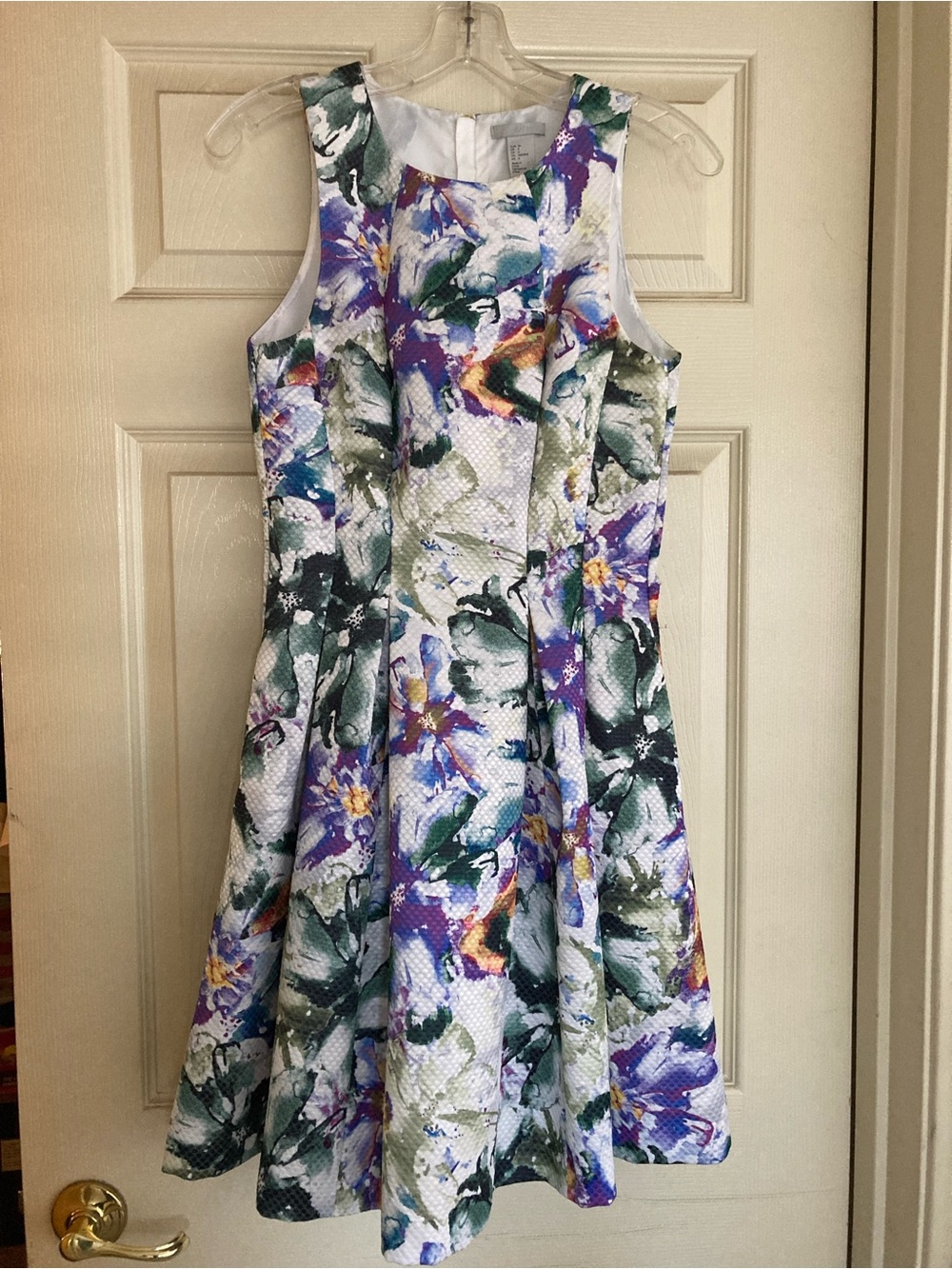 H&M Fit and Flare Floral Dress Size 6